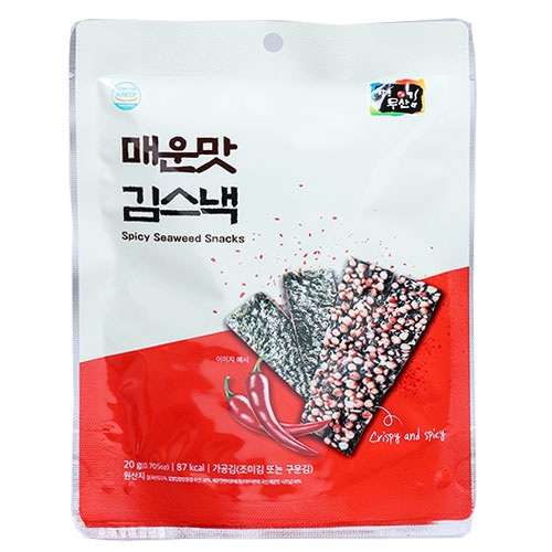 매운맛 김스낵 20g